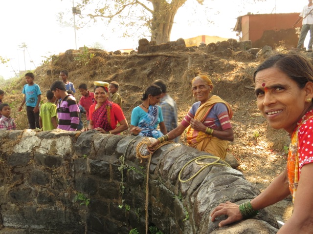 Women drawing water at the well
